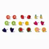 Fruit Acrylic Stud Earrings - 9 Pack