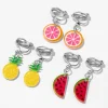 Fruit Clip-On Earrings - 3 Pack