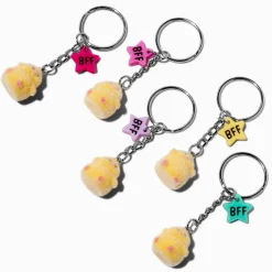 Fuzzy Chicks Best Friends Keychains - 5 Pack