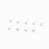 20G BioFlex® Crystal Nose Studs - 9 Pack