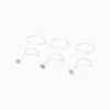20G BioFlex® Mixed Stud & Hoop Nose Rings - 6 Pack