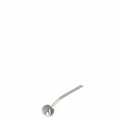 22G Sterling Silver Crystal Nose Stud