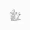 22G Sterling Silver Cubic Zirconia Sea Turtle Nose Stud