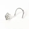 22G Sterling Silver Dainty Daisy Nose Stud