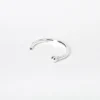 22G Sterling Silver Open Nose Ring