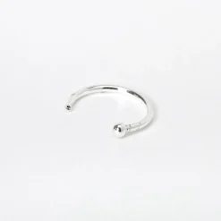 22G Sterling Silver Open Nose Ring