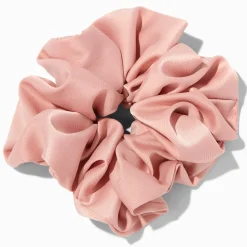 Giant Silky Blush Pink Hair Scrunchie