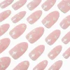 Glitter Butterfly Stiletto Vegan Faux Nail Set - 24 Pack