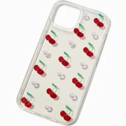Glitter Cherries & Pearls Phone Case - Fits iPhone® 13/14/15