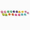 Glitter Rainbow Donut Stud Earrings - 9 Pack