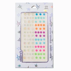 Glow in the Dark Body Gems - 100 Pack