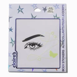 Glow in the Dark Butterfly Eye Gems