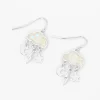 Glow In The Dark Storm Cloud 0.5" Drop Earrings