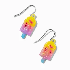 Glow In The Dark Watermelon Ice Pop Drop Earrings