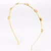 Gold Daisy Sunflower Metal Headband