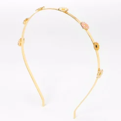 Gold Daisy Sunflower Metal Headband