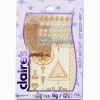 Gold Glitter Assorted Body Art Kit