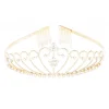 Gold Rhinestone Daisy Tiara