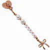 Gold-tone Bow & Pearl "Dream" Sticker Charm