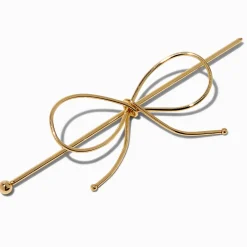 Gold-tone Bow Hair Pin
