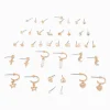 Gold-tone Celestial Earrings Set - 20 Pack