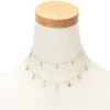 Gold-tone Celestial Multi-Strand Necklace