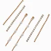 Gold-tone Cup Chain Pearl Earring Stackables Set - 3 Pack
