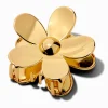 Gold-tone Flower Medium Hair Claw