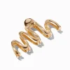 Gold-tone Metal Squiggle Hair Claw
