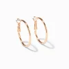 Gold-tone 30mm Hoop Earrings