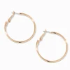Gold-tone 40mm Hoop Earrings