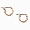 Gold-tone 10mm Mini Hoop Earrings
