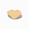 Gold-tone Puffy Heart Ear Cuff