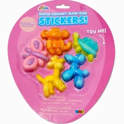 Grafix® Balloon Animal Super Squishy Slow-Rise Stickers - 5 Pack