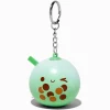 Green Bubble Tea Stress Ball Keychain