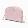 Heart Quilted Pink Wallet