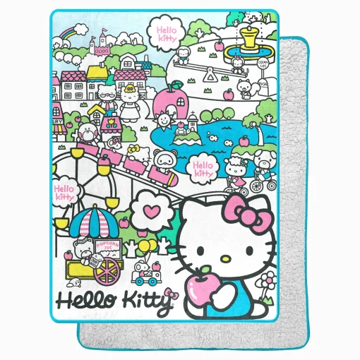 Hello Kitty® Oversized Silk Touch Sherpa Throw Blanket
