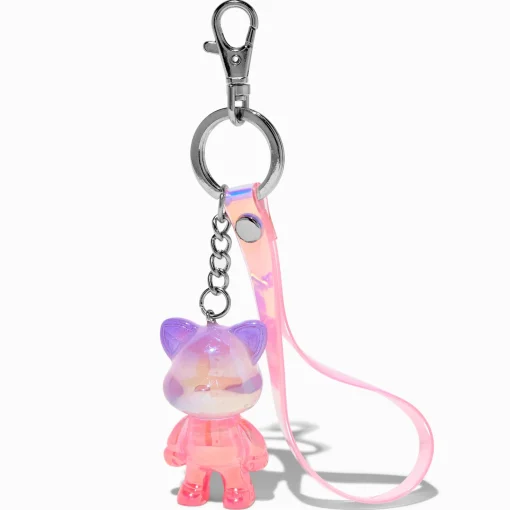 Holographic Bear Keychain