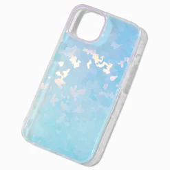 Holographic Blue Wavy Phone Case - Fits iPhone® 13/14/15