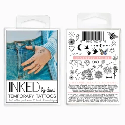 INKED by Dani Best Sellers Temporary Tattoos