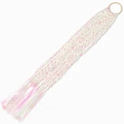 Iridescent Tinsel Faux Hair Tie