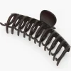 Large Matte Black Hair Claw
