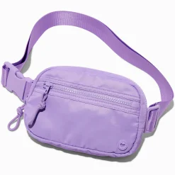 Lavender Nylon Belt Bag