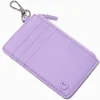Lavender Purple Nylon Credit Card Case