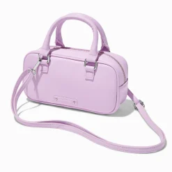 Lavender Rectangular Crossbody Bag