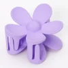 Lilac Matte Flower Hair Claw