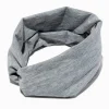 Marled Gray Wide Jersey Twisted Headwrap