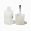Matte Effect Vegan Nail Polish - White Glitter
