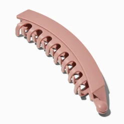 Matte Mauve Banana Hair Claw