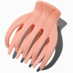 Matte Pink Yoga Hair Claw